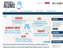 Tablet Screenshot of americorpsalums.org